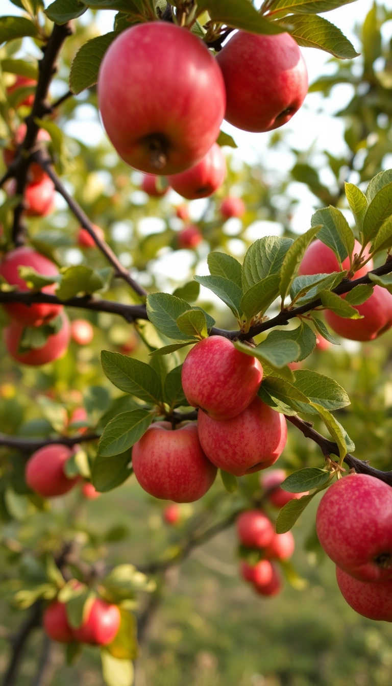 HD iPhone AI Apple On Tree Photogenic Wallpaper Pic